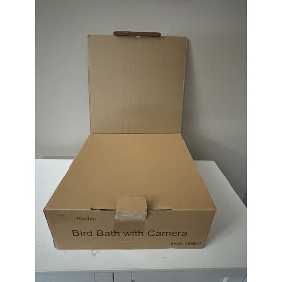 NEW Nature’s Rhythm Smart Bird Bath Feeder Video Recorder AI Bird Identification - Picture 14 of 16